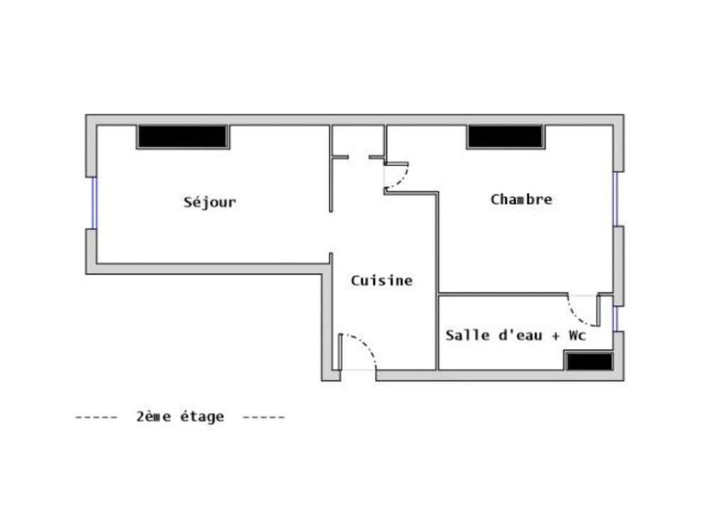 Appartement Paris 2 pièce(s) 31.62 m2 - Léon Immobilier