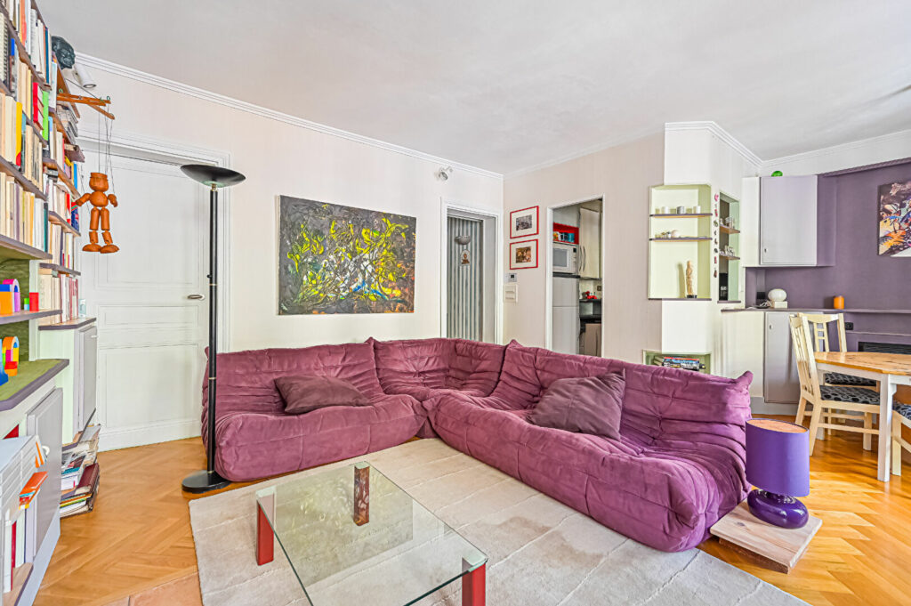 Appartement Paris 2 pièce(s) 46 m2 - Paris 18e - Léon Immobilier