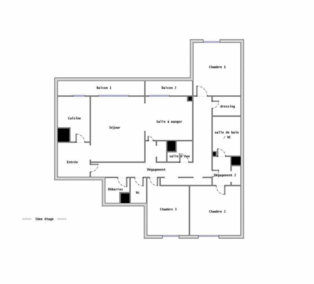 Appartement Levallois Perret 4 pièce(s) 106 m2 – BALCON OUEST - Léon Immobilier