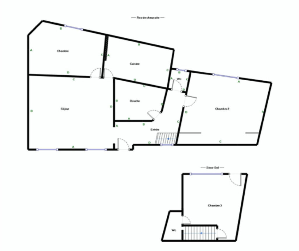 Maison Paris 4 pièce(s) 75 m2 - Paris 20e - Léon Immobilier