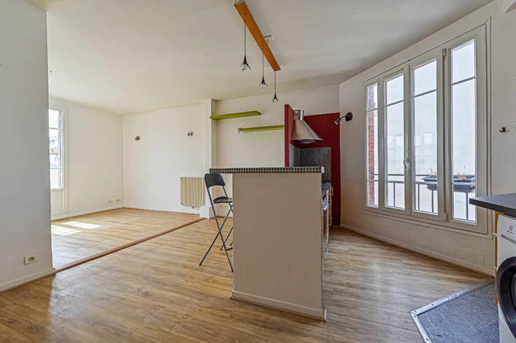 Appartement Paris 2 pièce(s) 43 m2 + Balcon JOURDAIN - Paris 19e - Léon Immobilier