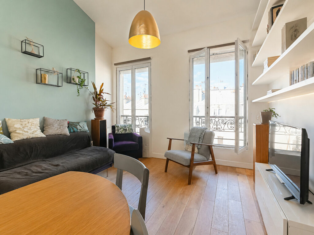 Appartement Paris duplex 2/3 pièce(s) 42 m2 Jourdain Belleville - Paris 20e - Léon Immobilier