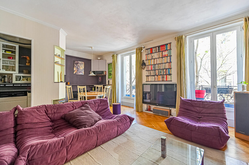 Appartement Paris 2 pièce(s) 46 m2 - Paris 18e - Léon Immobilier