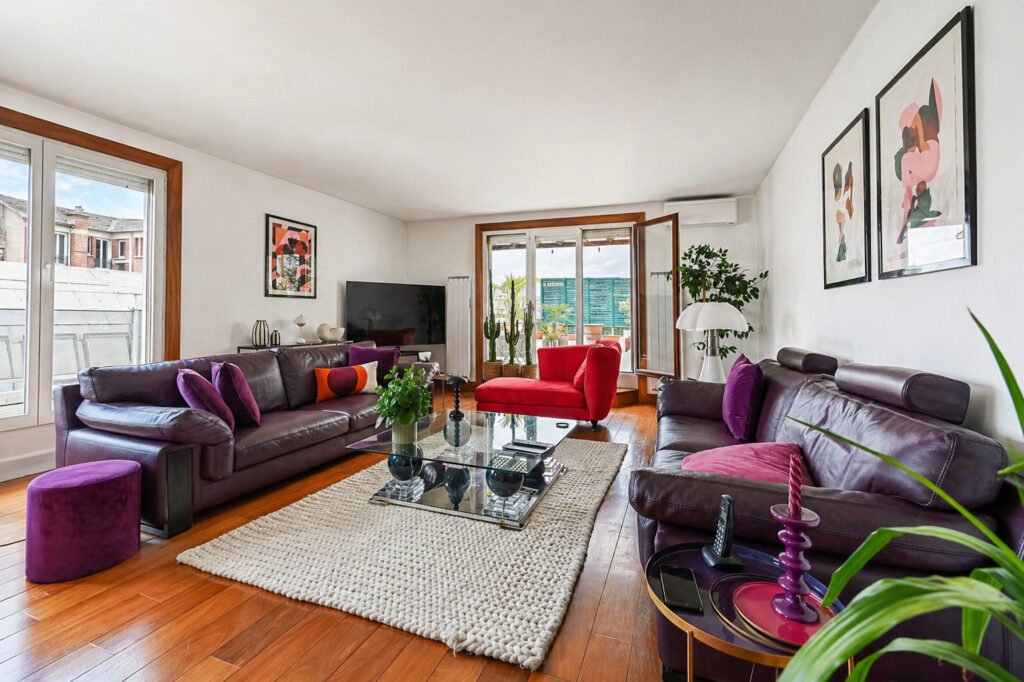 Magnifique appartement familial 5 pièces de 128m2 avec grand extérieur de 112m2 - Paris 19e - Léon Immobilier
