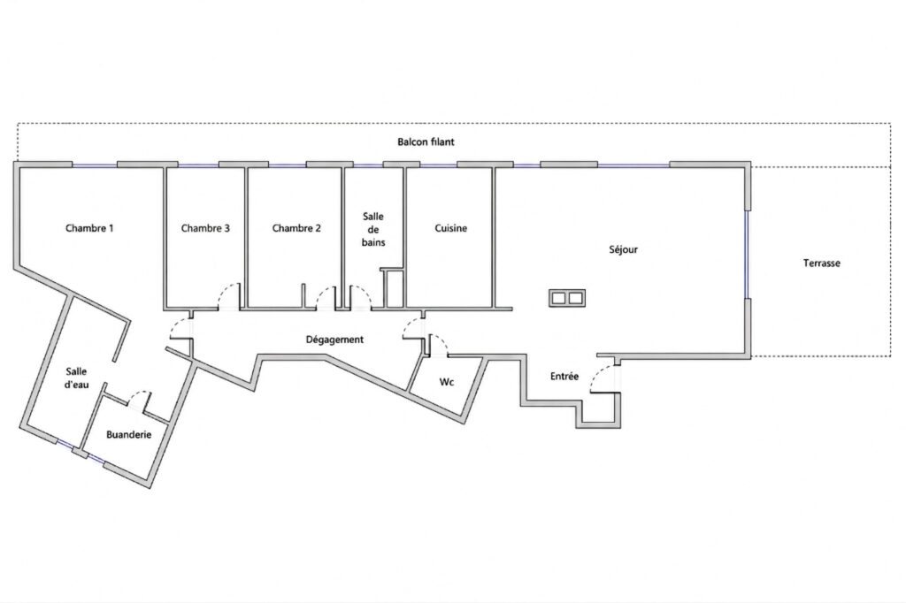 Magnifique appartement familial 5 pièces de 128m2 avec grand extérieur de 112m2 - Paris 19e - Léon Immobilier