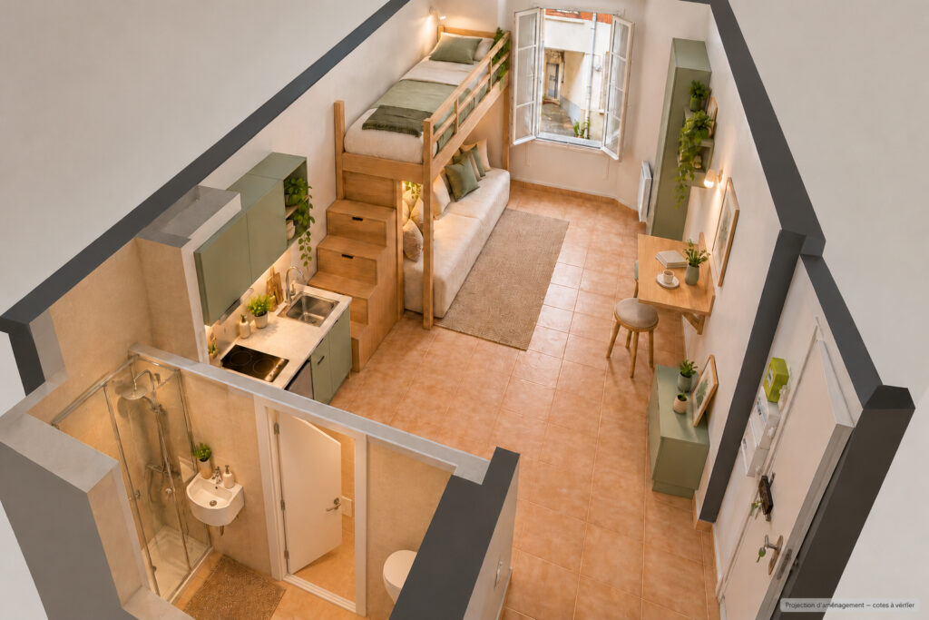 Appartement 1 pièce 12 m² · à Paris · 12 m² · 89 000 €